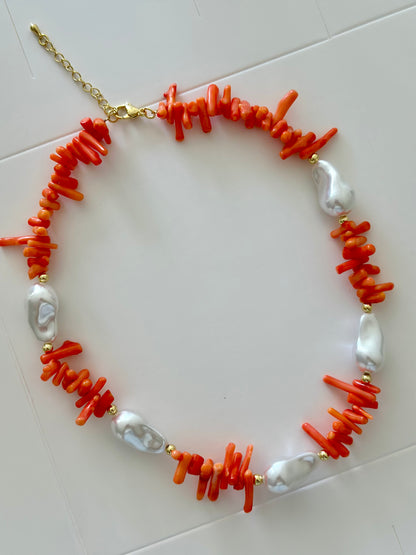 CORAL NECKLACE